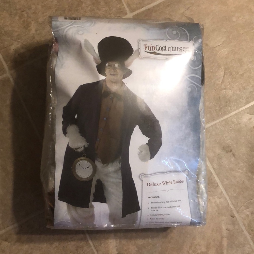 Deluxe White Rabbit Costume